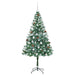 Brad de Crăciun artificial cu 300 LED Verde 180 cm PVC și Oțel - WALTI WALTI