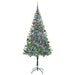 Brad de Crăciun artificial cu 300 LED Verde 180 cm PVC și Oțel - WALTI WALTI