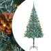 Brad de Crăciun artificial cu 300 LED Verde 180 cm PVC și Oțel - WALTI WALTI