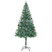 Brad de Crăciun artificial cu 300 LED Verde 180 cm PVC și Oțel - WALTI WALTI