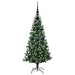 Pom de Crăciun artificial pre-iluminat cu 150 LED Verde 120 cm - WALTI WALTI