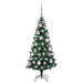 Pom de Crăciun artificial pre-iluminat cu 150 LED Verde 120 cm - WALTI WALTI