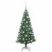 Pom de Crăciun artificial pre-iluminat cu 150 LED Verde 120 cm - WALTI WALTI