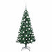 Pom de Crăciun artificial pre-iluminat cu 150 LED Verde 120 cm - WALTI WALTI