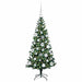 Pom de Crăciun artificial pre-iluminat cu 150 LED Verde 120 cm - WALTI WALTI
