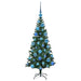 Pom de Crăciun artificial pre-iluminat cu 150 LED Verde 120 cm - WALTI WALTI