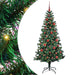 Pom de Crăciun artificial pre-iluminat cu 150 LED Verde 150 cm - WALTI WALTI