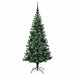 Pom de Crăciun artificial pre-iluminat Verde 150cm PVC și Metal - WALTI WALTI