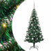 Pom de Crăciun artificial pre-iluminat cu 150 LED Verde 150 cm - WALTI WALTI