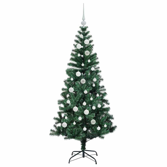 Pom de Crăciun artificial pre-iluminat Verde 150cm PVC și Metal - WALTI WALTI
