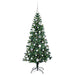 Pom de Crăciun artificial pre-iluminat Verde 150cm PVC și Metal - WALTI WALTI