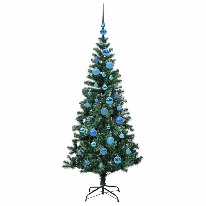 Pom de Crăciun artificial pre-iluminat Verde 150cm PVC și Metal - WALTI WALTI