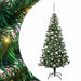 Pom de Crăciun artificial pre-iluminat cu 300 LED Verde 180 cm - WALTI WALTI