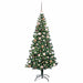 Pom de Crăciun artificial pre-iluminat cu 300 LED Verde 180 cm - WALTI WALTI