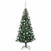 Pom de Crăciun artificial pre-iluminat cu 300 LED Verde 180 cm - WALTI WALTI