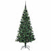 Pom de Crăciun artificial pre-iluminat cu 300 LED Verde 180 cm - WALTI WALTI