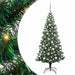 Pom de Crăciun artificial pre-iluminat cu 300 LED Verde 180 cm - WALTI WALTI