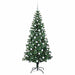 Pom de Crăciun artificial pre-iluminat cu 300 LED Verde 180 cm - WALTI WALTI