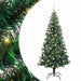 Pom de Crăciun artificial pre-iluminat cu 300 LED Verde 180 cm - WALTI WALTI