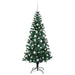 Pom de Crăciun artificial pre-iluminat cu 300 LED Verde 180 cm - WALTI WALTI