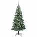 Pom de Crăciun artificial pre-iluminat cu 300 LED Verde 210 cm - WALTI WALTI