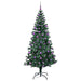 Pom de Crăciun artificial pre-iluminat cu 300 LED Verde 210 cm - WALTI WALTI