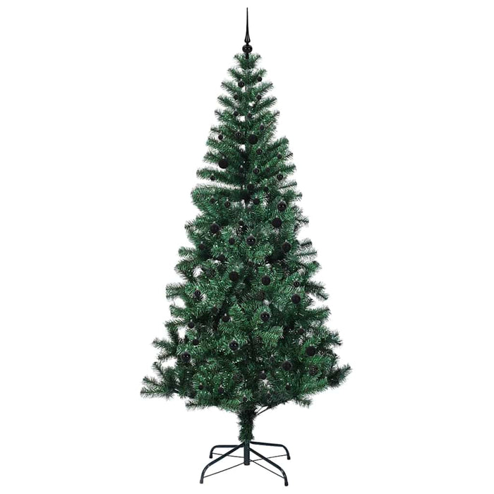 Pom de Crăciun artificial pre-iluminat Verde 240cm PVC și Metal - WALTI WALTI