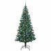 Pom de Crăciun artificial pre-iluminat Verde 240cm PVC și Metal - WALTI WALTI