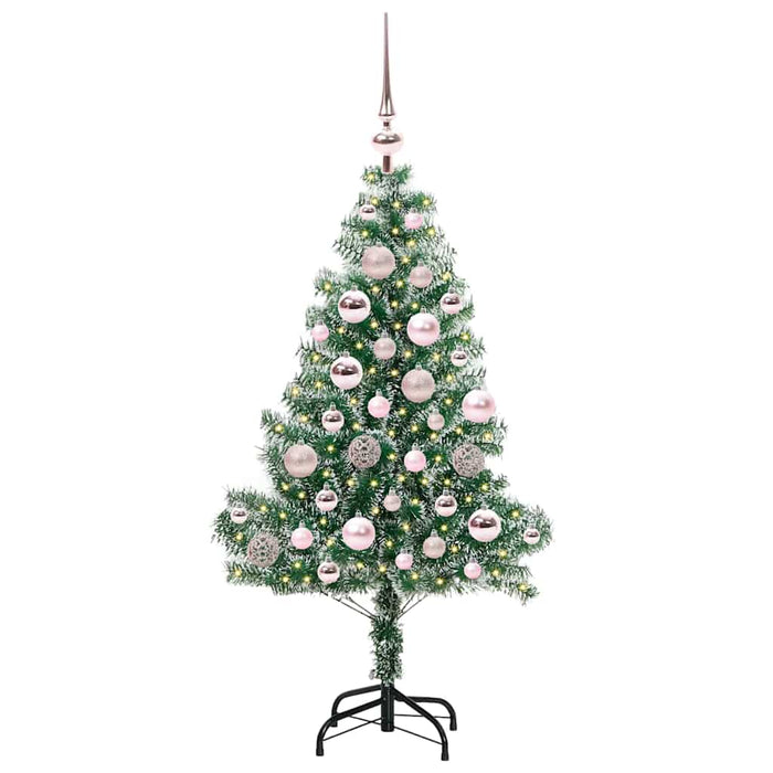 Pom de Crăciun artificial cu zăpadă imitată și lumină LED WALTI