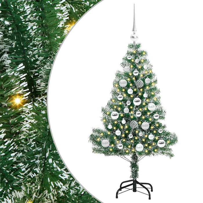 Pom de Crăciun artificial cu zăpadă imitată și lumină LED - WALTI WALTI