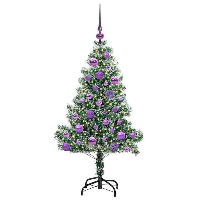 Pom de Crăciun artificial cu zăpadă imitată și lumină LED - WALTI WALTI