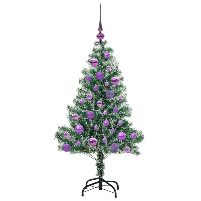 Pom de Crăciun artificial cu zăpadă imitată și lumină LED - WALTI WALTI