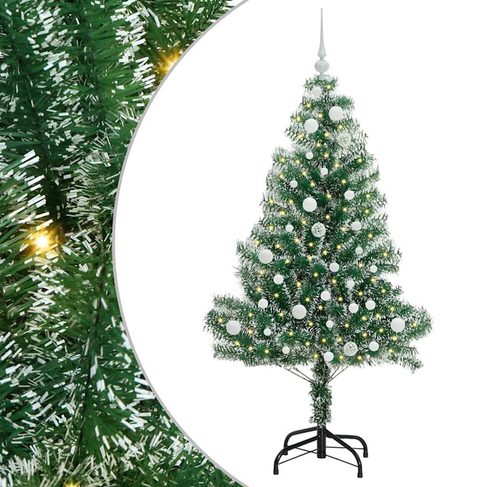 Pom de Crăciun artificial cu zăpadă imitată și lumină LED - WALTI WALTI
