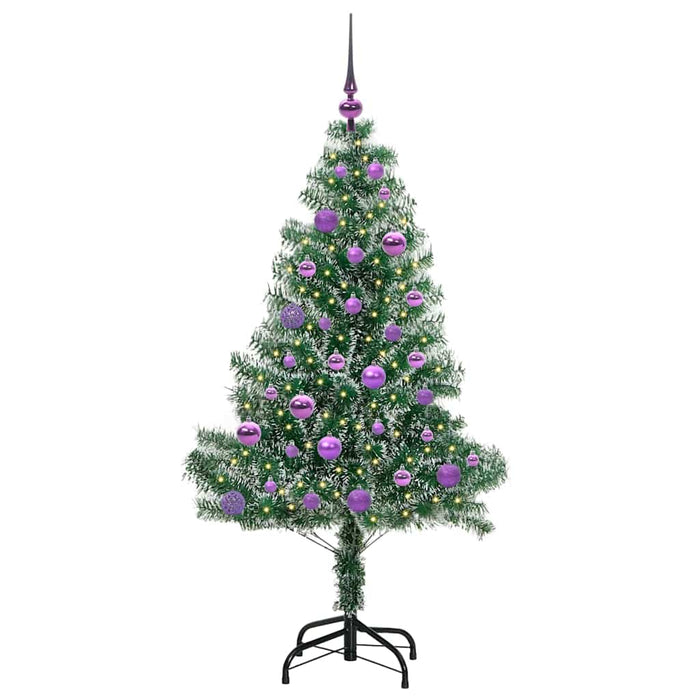 Pom de Crăciun artificial cu zăpadă imitată și lumină LED - WALTI WALTI