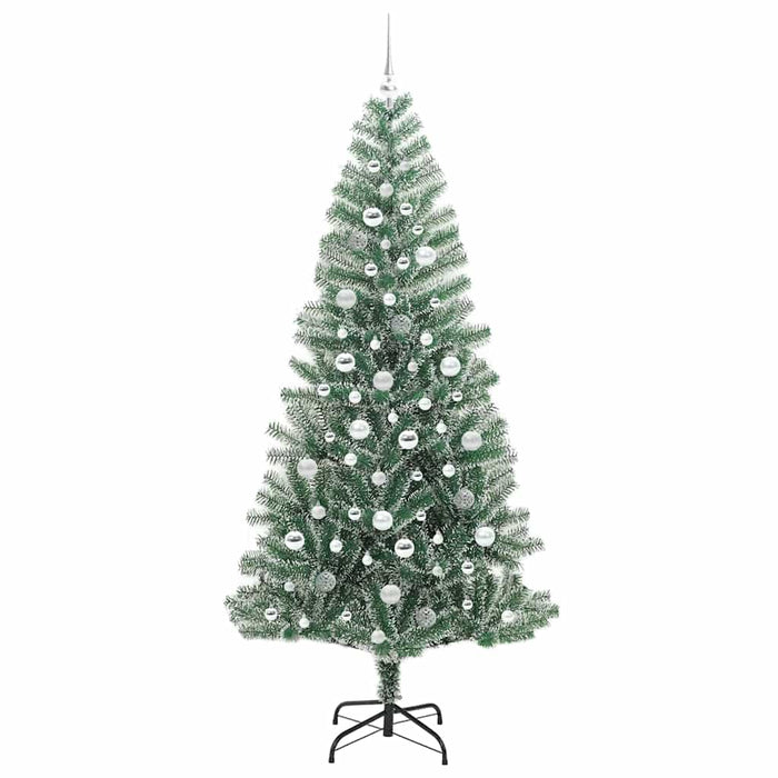 Pom de Crăciun artificial cu zăpadă imitată și lumină LED WALTI