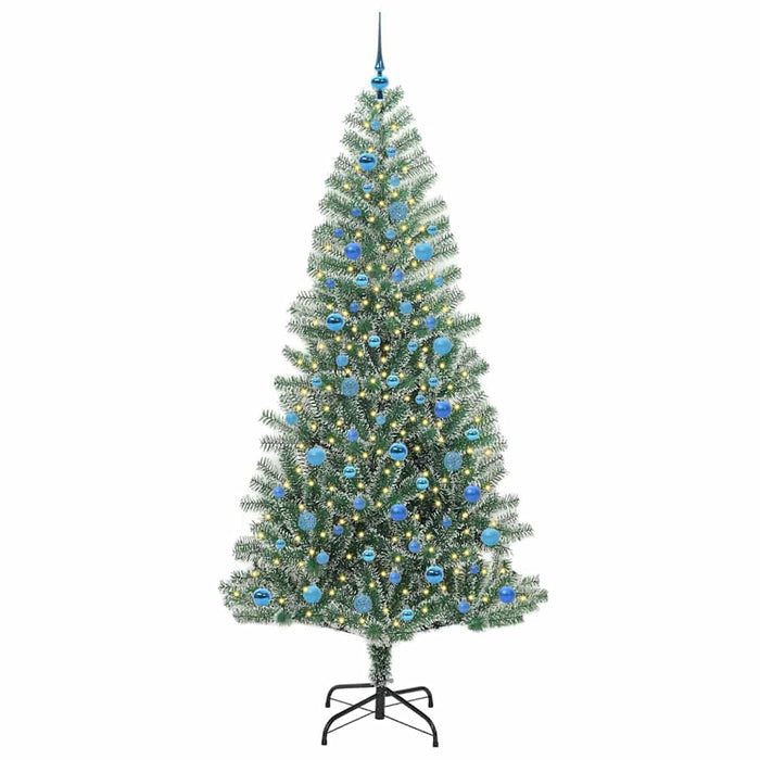 Pom de Crăciun artificial cu zăpadă imitată și lumină LED - WALTI WALTI