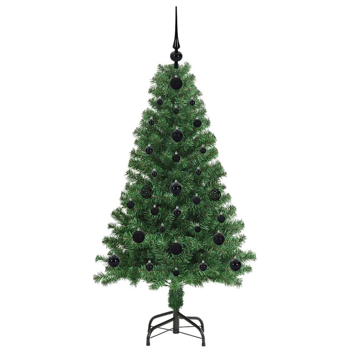 Brad de Crăciun artificial Verde 120 cm PVC și Oțel și Plastic WALTI