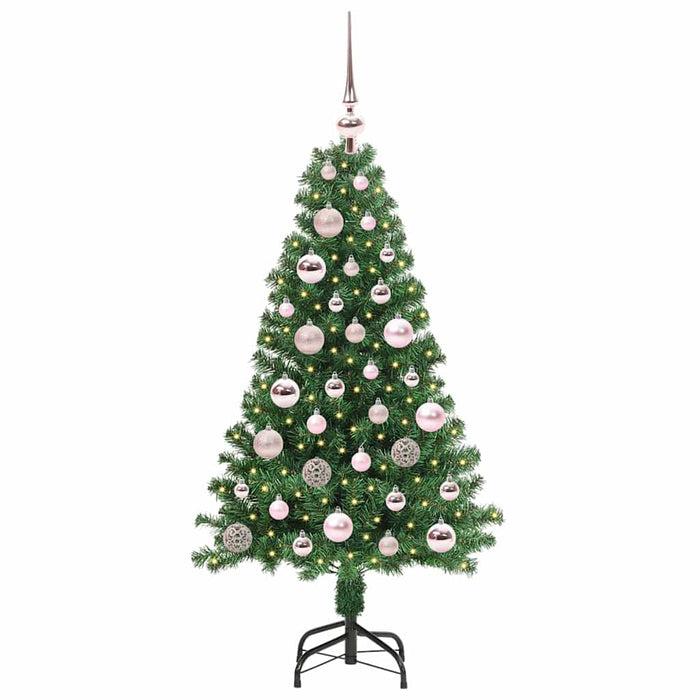 Brad de Crăciun artificial Verde 120 cm PVC și Oțel și Plastic WALTI