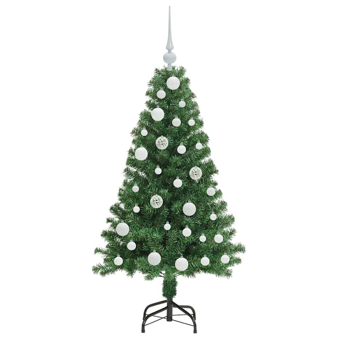 Brad de Crăciun artificial Verde 120 cm PVC și Oțel și Plastic WALTI