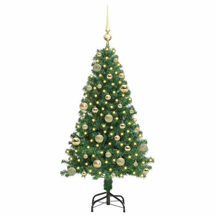 Brad de Crăciun artificial Verde 120 cm PVC și Oțel și Plastic WALTI