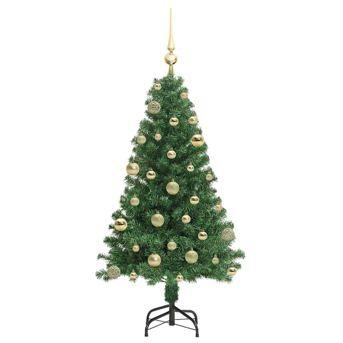 Brad de Crăciun artificial Verde 120 cm PVC și Oțel și Plastic WALTI