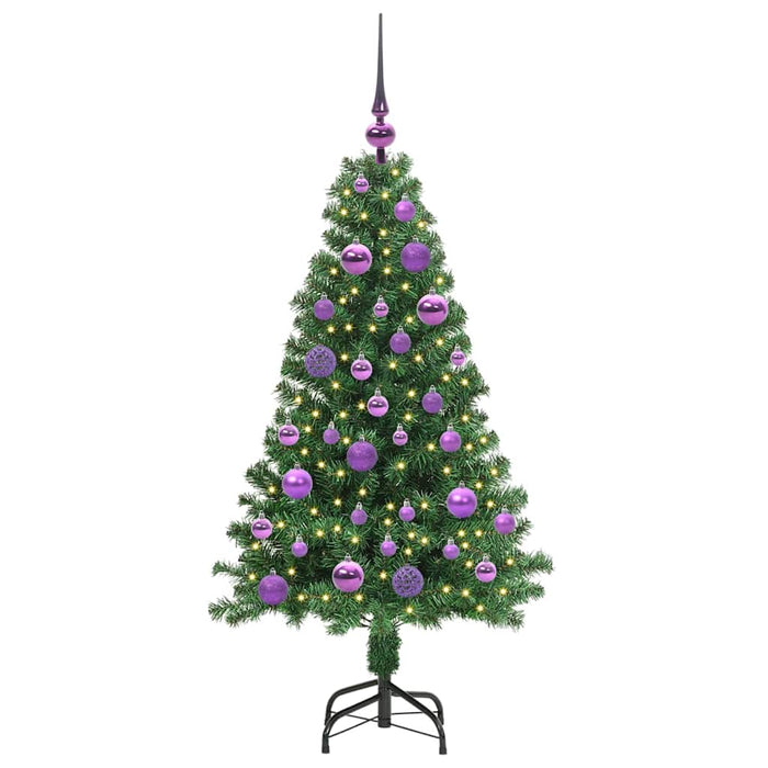 Brad de Crăciun artificial Verde 120 cm PVC și Oțel și Plastic WALTI