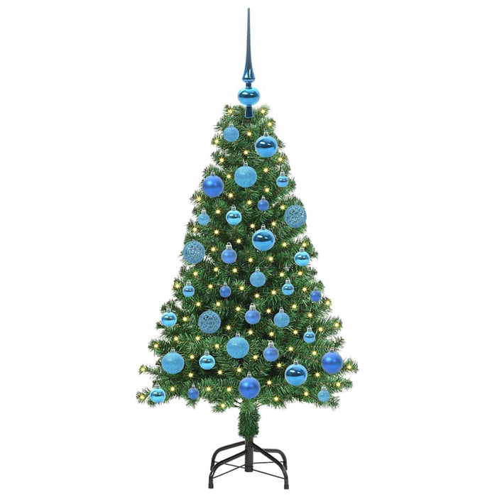 Brad de Crăciun artificial Verde 120 cm PVC și Oțel și Plastic WALTI