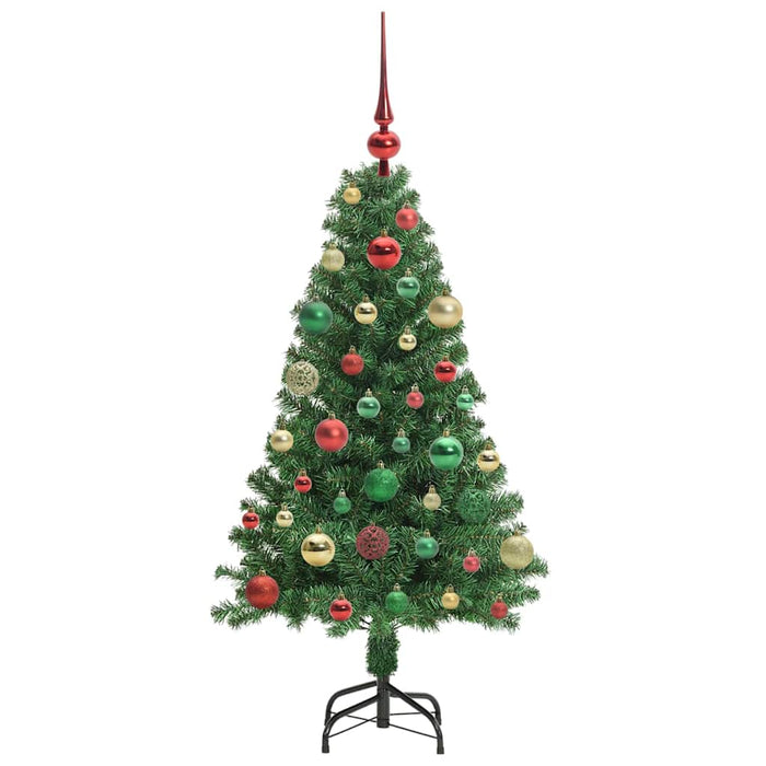 Brad de Crăciun artificial Verde 120 cm PVC și Oțel și Plastic WALTI