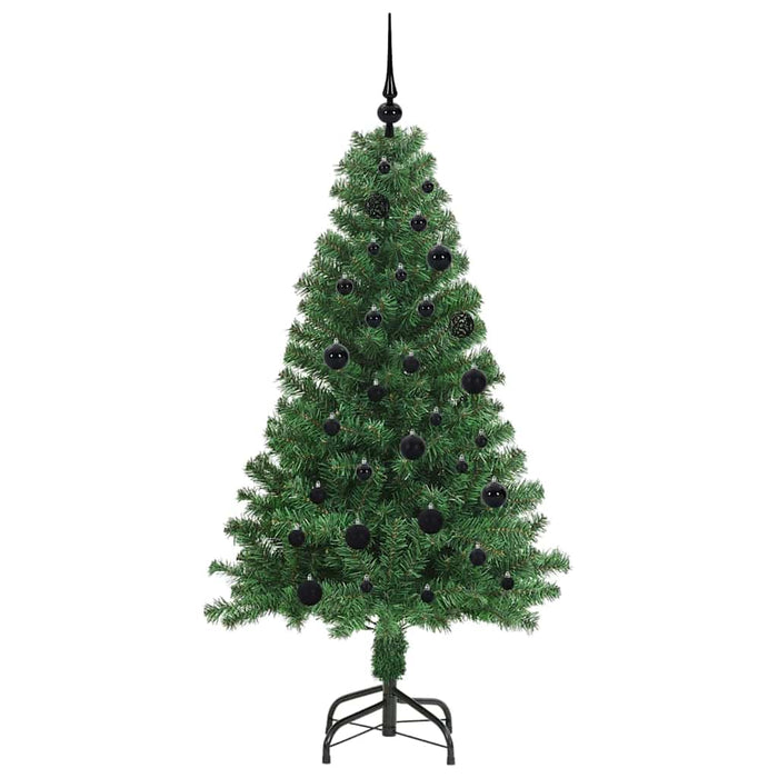 Brad de Crăciun artificial Verde 150 cm PVC și Oțel și Plastic - WALTI WALTI