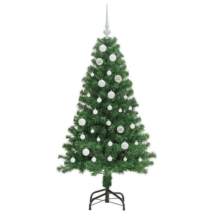 Brad de Crăciun artificial Verde 150 cm PVC și Oțel și Plastic - WALTI WALTI