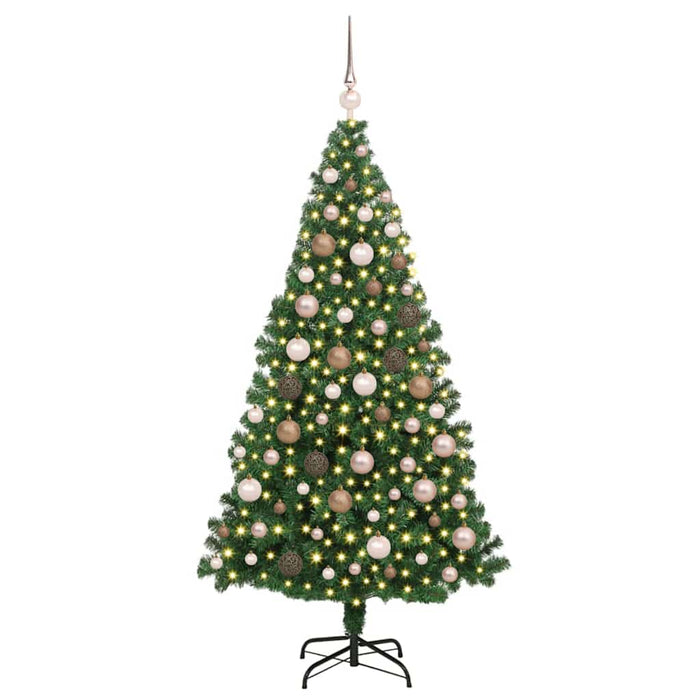 Brad de Crăciun artificial Verde 180 cm PVC și Oțel și Plastic WALTI