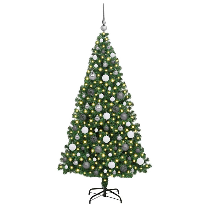 Brad de Crăciun artificial Verde 180 cm PVC și Oțel și Plastic - WALTI WALTI