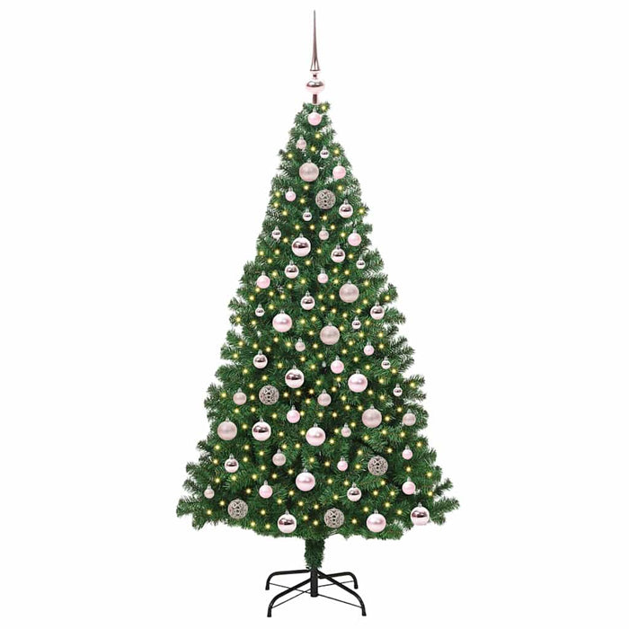 Brad de Crăciun artificial Verde 180 cm PVC și Oțel și Plastic - WALTI WALTI