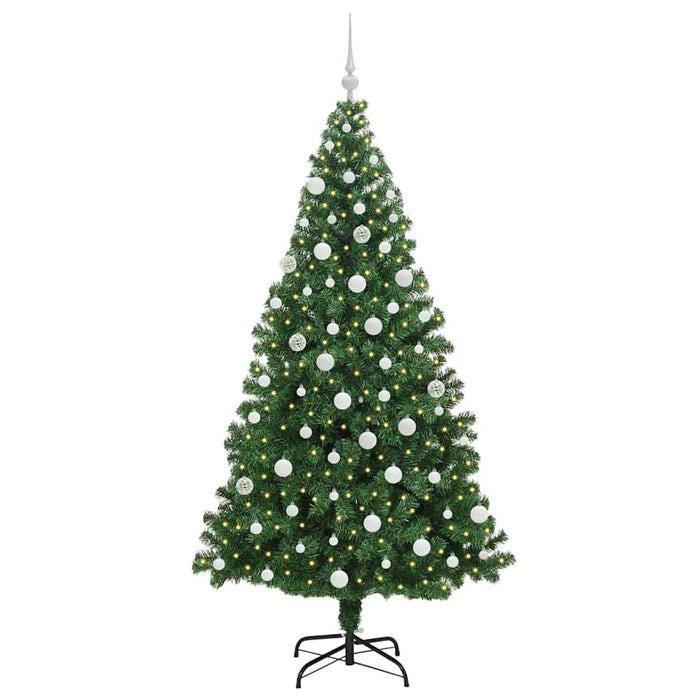 Brad de Crăciun artificial Verde 180 cm PVC și Oțel și Plastic - WALTI WALTI